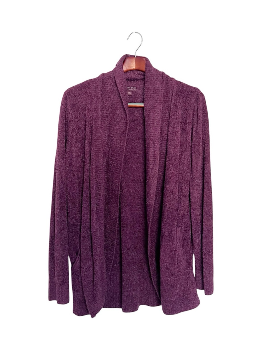 Barefoot Dreams Open-Front Shawl Collar Cardigan